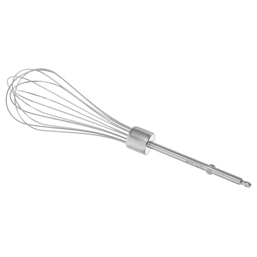 Ciieeo Eierkopfzubehör Küchenschneebesen zum Kochen Mini Schneebesen Handmixer-Aufsätze Schneebesen von Hand drücken Handmischer Rührer Rührbesen Edelstahl 304 Silber Wiederverwendbar von Ciieeo
