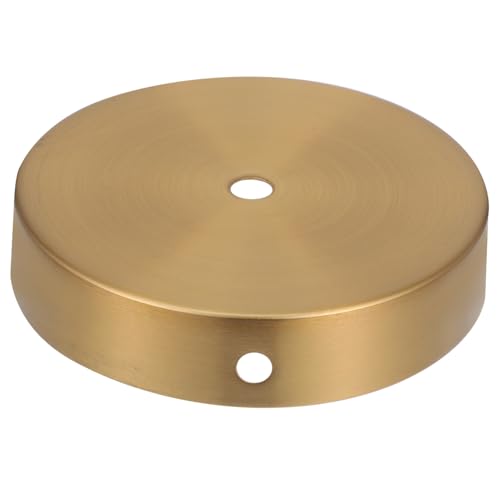 Ciieeo Eiserner Tischlampenfuß Rund Metall Lampenfuß Basis DIY Tischlampe Stabiles Design für Schlafzimmer Wohnzimmer Arbeitszimmer von Ciieeo