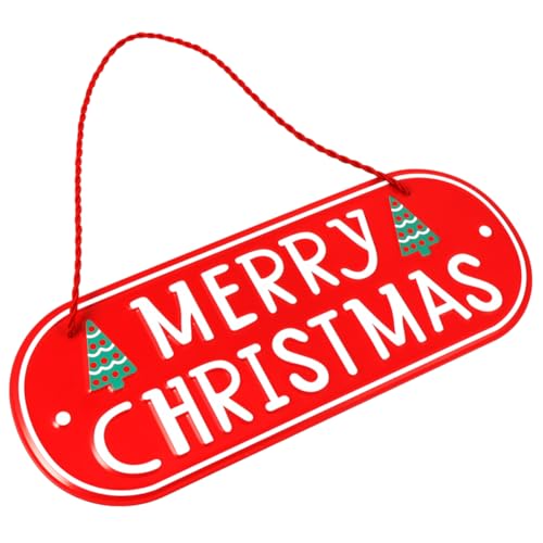 Ciieeo Eisernes Weihnachts Hängeschild aus Hochwertigem Material Leichte Weihnachtsdeko für Innenräume Einfache Wanddekoration mit Festlichem Schriftzug Langlebiges Xmas Schild für Ciieeo Eisernes Weihnachts Hängeschild aus Hochwertigem Material Leichte Weihnachtsdeko für Innenräume Einfache Wanddekoration mit Festlichem Schriftzug Langlebiges Xmas Schild für von Ciieeo