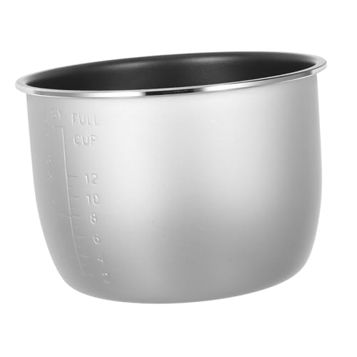 Ciieeo Ersatz-innentopf für Reiskocher Aluminiumlegierung Liner Topf Container Ersatzbehälter für Elektrischer Reiskocher mit Kratzfester Oberfläche und Hoher Wärmeeffizienz von Ciieeo