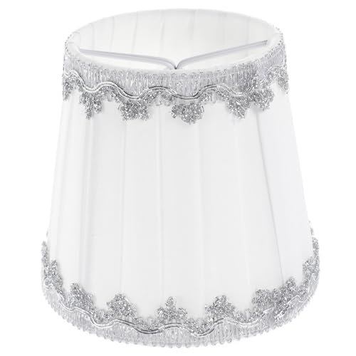 Ciieeo Europäischer Lampenschirm aus Stoff Einfach zu Montieren Vielseitig für Decken Wand Nachttischlampen Stabiler Lampenschirm Geeignet für Kleine Tischlampen und Wohnräume von Ciieeo