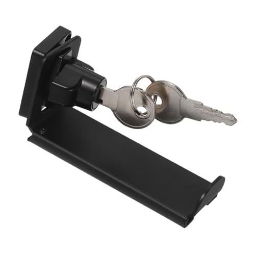 Ciieeo Extra Sicherheits-door Lock Rechtwinkliger Schieberiegel mit Schlüssel Anti-diebstahl Verriegelung für Schlafzimmer Bad und Schrank Einfache Montage ohne Bohren Privatsphäre Schutz von Ciieeo