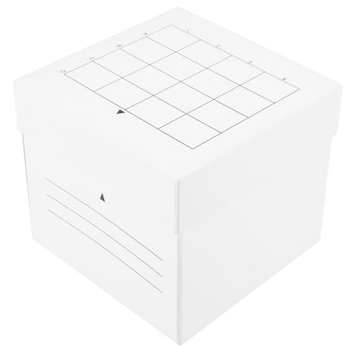 Ciieeo Fach Papier zentrifugenröhrchen Aufbewahrungsbox für Labor Gefrierschrank Gefrierbeständig Langlebig Nachhaltiger Papierhalter für Probenlagerung von Ciieeo
