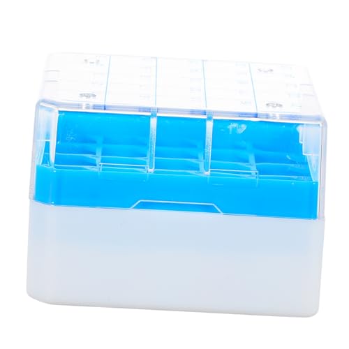 Ciieeo Fächer Polycarbonat Cryovial Aufbewahrungsbox mit Verschluss Chemikalienbeständig Transparent für Ultra tiefkühlung im Labor für Probenlagerung und Gefrierrohre Ciieeo Fächer Polycarbonat Cryovial Aufbewahrungsbox mit Verschluss Chemikalienbeständig Transparent für Ultra tiefkühlung im Labor für Probenlagerung und Gefrierrohre von Ciieeo