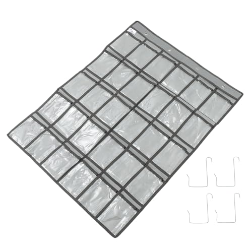 Ciieeo Fächer Wandhängende Aufbewahrungstasche aus Reißfestem Vliesstoff Praktische Mehrzweck Organizer für Tür und Wand für Schlüssel Handy Schuhe Mit Haken Platzsparend und Vielseitig von Ciieeo