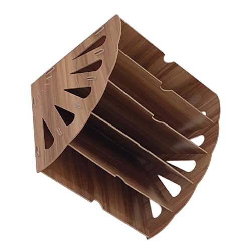 Ciieeo Fächerförmiges Holz Bücherregal Mehrlagiges Aufbewahrungssystem für Dokumente Praktischer Schreibtisch Organizer für Büro Zuhause und Studentenwohnheim Hochwertiges Holzmaterial Ciieeo Fächerförmiges Holz Bücherregal Mehrlagiges Aufbewahrungssystem für Dokumente Praktischer Schreibtisch Organizer für Büro Zuhause und Studentenwohnheim Hochwertiges Holzmaterial von Ciieeo