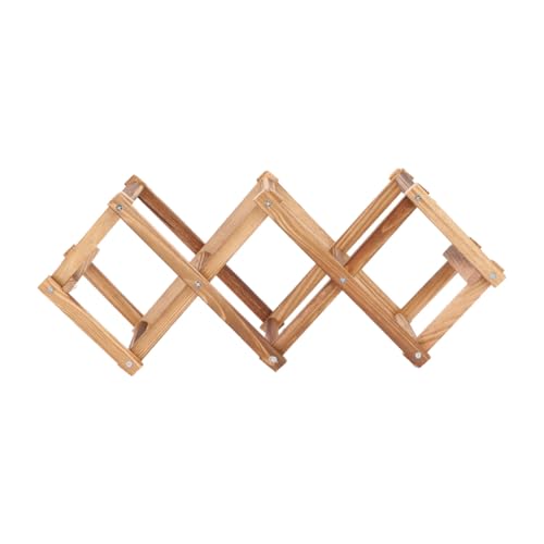 Ciieeo Faltbares Weinregal aus Holz für Flaschen Eleganter Weinständer im Modernen Design Platzsparend und Robust Geeignet für Küche Wohnzimmer Büro und Dekorative Lagerung von von Ciieeo