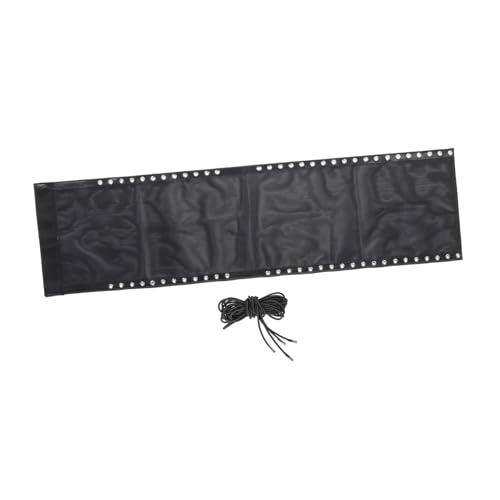 Ciieeo Ersatzstoff Liegestuhl 63x17 Inch Atmungsaktives Schwarz Für Terrassenliegen Klappbare Gartenstühle Installieren Leicht Zu Reinigen von Ciieeo