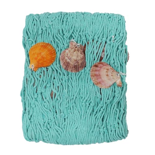 Ciieeo Fischernetz Wanddekoration aus Baumwolle Mediterranes Design mit Muscheln für Wohnräume Hochzeiten Cafés und Themenräume Ciieeo Fischernetz Wanddekoration aus Baumwolle Mediterranes Design mit Muscheln für Wohnräume Hochzeiten Cafés und Themenräume von Ciieeo