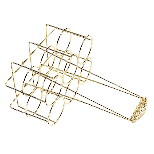 Ciieeo Flaschenkorb für Bierflaschen Tragbarer Flaschenorganisator aus Stapelbar und Leicht für Grillpartys und Festivals Goldene Farbe Ciieeo Flaschenkorb für Bierflaschen Tragbarer Flaschenorganisator aus Stapelbar und Leicht für Grillpartys und Festivals Goldene Farbe von Ciieeo
