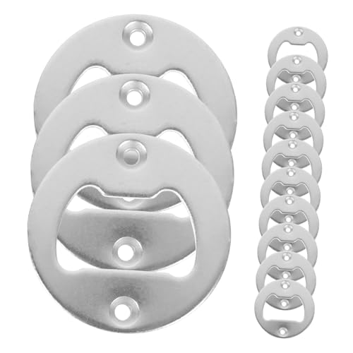 Ciieeo Flaschenöffner Einsätze Teilig mit Schrauben und Schraubendreher Stabile Flaschenöffner Inserts für Bierflaschen Einfach zu Montieren Vielseitig für DIY Reparaturen und Ersatz von Ciieeo