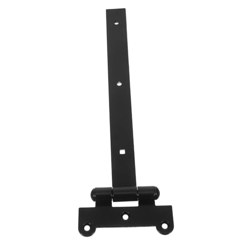 Ciieeo Form Türband Schwerlast Schwarz Verstärktes Design für Schwere Holztüren und Metalltüren Präzise Geschlitzte für Reibungslosen Betrieb für Garten Garage Zaun und Schrank von Ciieeo