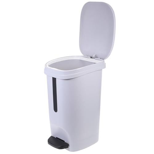 Ciieeo Fußpedal Mülleimer mit Deckel Nordic Style Abfalleimer für Haushalt Geruchsdichter Abfallbehälter mit Müllbeutelhalter Praktischer Treteimer für Küche Bad und Wohnzimmer Ciieeo Fußpedal Mülleimer mit Deckel Nordic Style Abfalleimer für Haushalt Geruchsdichter Abfallbehälter mit Müllbeutelhalter Praktischer Treteimer für Küche Bad und Wohnzimmer von Ciieeo