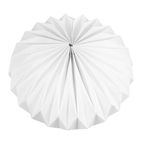 Ciieeo Geometrischer Papierlampenschirm Faltbarer DIY Lampenschirm Einfacher Stil Origami Design für Hängelampen und Tischlampen Dekorativ und Praktisch von Ciieeo