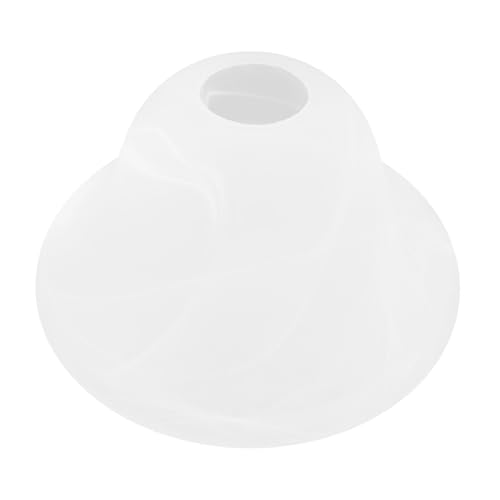 Ciieeo Glas Lampenschirm Pilzform Dekorativer Lampenschirm für Deckenleuchte und Tischlampe Kleine Transparente Glasabdeckung für Wohnzimmer und Esszimmer Vielseitig Einsetzbar und von Ciieeo