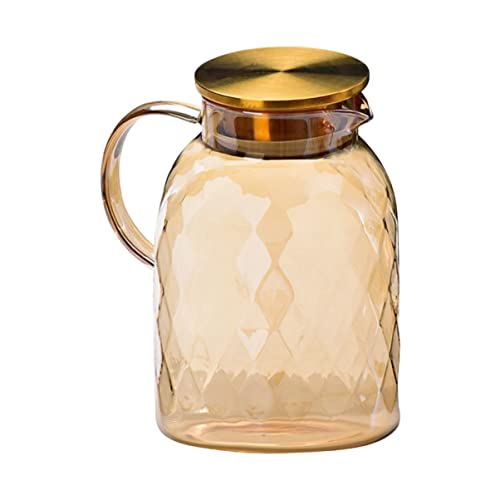 Ciieeo Glaskrug mit Ergonomischem Griff Großer Getränkekrug für Wasser Säfte Cocktails für Zuhause Partys und Gastronomie Ciieeo Glaskrug mit Ergonomischem Griff Großer Getränkekrug für Wasser Säfte Cocktails für Zuhause Partys und Gastronomie von Ciieeo