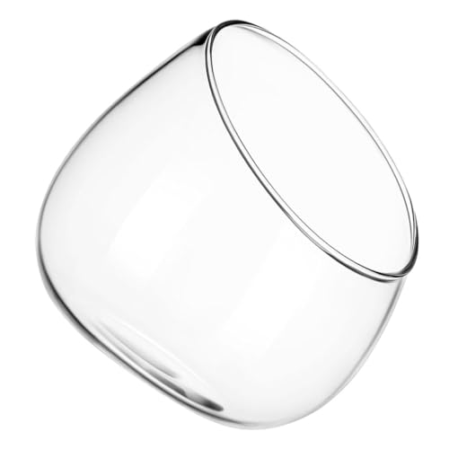 Ciieeo Glasvase Schräg Geschnitten Bubble Bowl Terrarium Glas Pflanzgefäß für Sukkulenten Luftpflanzen Modernes Tischdeko-Glas mit Transparenter Optik für Wohn Arbeitszimmer Ciieeo Glasvase Schräg Geschnitten Bubble Bowl Terrarium Glas Pflanzgefäß für Sukkulenten Luftpflanzen Modernes Tischdeko-Glas mit Transparenter Optik für Wohn Arbeitszimmer von Ciieeo