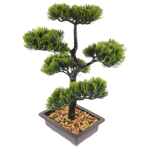 Ciieeo Große Künstliche Pflanzen Für Den Innenbereich – Natürlicher Kiefern-Bonsai-Baum Künstliche Topfpflanze Für Das Home Office von Ciieeo