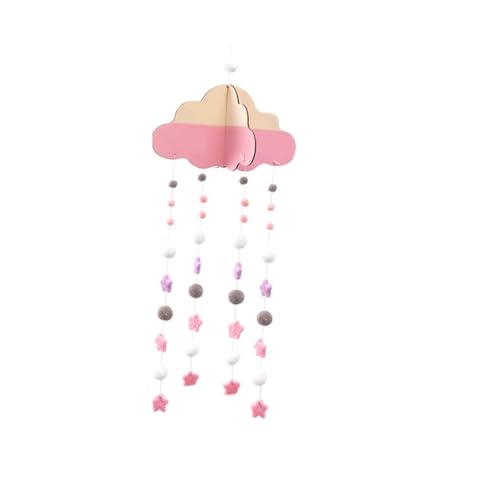 Ciieeo Hängende und Stern Dekoration aus Holz für Kinderzimmer Süßes Plüschball Design Rosa zur Verschönerung von Wänden Tischen und Decken Ciieeo Hängende und Stern Dekoration aus Holz für Kinderzimmer Süßes Plüschball Design Rosa zur Verschönerung von Wänden Tischen und Decken von Ciieeo
