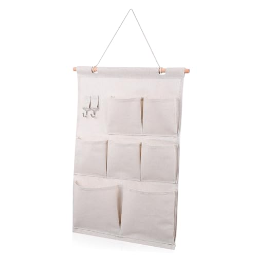 Ciieeo Hängender Wandorganizer mit Taschen Großer Aufbewahrungsbeutel für Schlafzimmer Vielseitiger Türhänger mit Mehreren Fächern Platzsparend und Leicht Zugänglich von Ciieeo