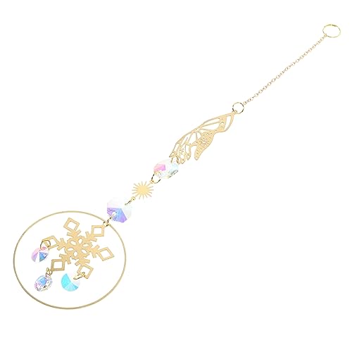 Ciieeo Hängendes Kristallpendel für Garten und Dekoratives Crystal Ornament Leicht und Vielseitig für Frühlingsdeko und Verschiedene Anlässe zur Verschönerung von Außenbereichen von Ciieeo