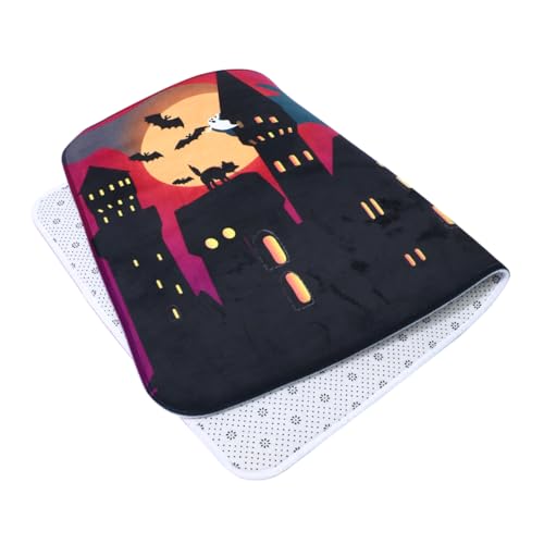 Ciieeo Halloween Fußmatte rutschfeste Eingangsteppich Lustiger Cartoon für Wohnzimmer Schlafzimmer und Wasserabsorbierend Waschbar Ciieeo Halloween Fußmatte rutschfeste Eingangsteppich Lustiger Cartoon für Wohnzimmer Schlafzimmer und Wasserabsorbierend Waschbar von Ciieeo
