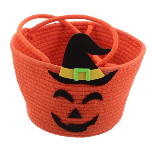 Ciieeo Halloween Süßigkeitentasche Handgewebter Eimer Süßigkeiten Tragetasche Trick Or Treat Eimer Halloween Süßigkeiten Trick Or Treat Süßigkeitenkorb Ciieeo Halloween Süßigkeitentasche Handgewebter Eimer Süßigkeiten Tragetasche Trick Or Treat Eimer Halloween Süßigkeiten Trick Or Treat Süßigkeitenkorb von Ciieeo