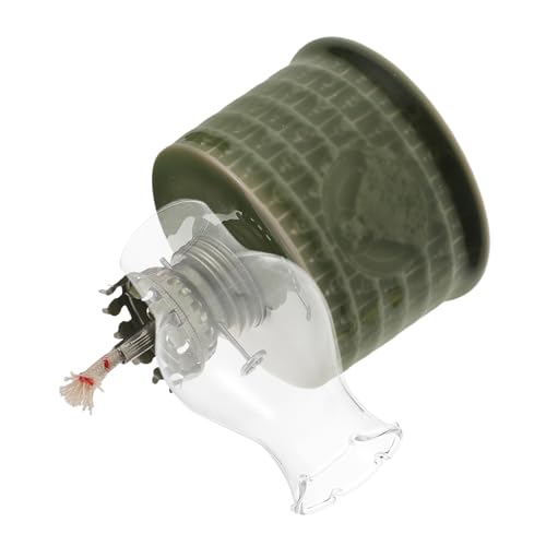 Ciieeo Handbemalte Keramik Kerosinlampe Vintage Öllampe Nostalgische Tischlampe Antike Sturmlicht Notbeleuchtung für Zuhause und Camping Dekorative Atmosphärische Beleuchtung Ciieeo Handbemalte Keramik Kerosinlampe Vintage Öllampe Nostalgische Tischlampe Antike Sturmlicht Notbeleuchtung für Zuhause und Camping Dekorative Atmosphärische Beleuchtung von Ciieeo