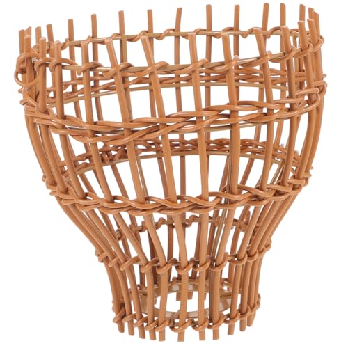 Ciieeo Handgefertigter Gewebter Lampenschirm aus Imitations rattan Rustikaler Deckenlampenschirm Leichter Schützender Lampenüberzug für Schlafzimmer Wohnzimmer Restaurant und Büro Ciieeo Handgefertigter Gewebter Lampenschirm aus Imitations rattan Rustikaler Deckenlampenschirm Leichter Schützender Lampenüberzug für Schlafzimmer Wohnzimmer Restaurant und Büro von Ciieeo