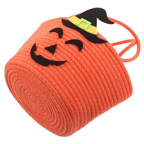 Ciieeo Handgewebte Halloween Süßigkeiten Tasche Wiederverwendbarer Tragbarer Trick-treat Beutel Robuste Süßigkeitenaufbewahrung für Halloween Party Zubehör Ciieeo Handgewebte Halloween Süßigkeiten Tasche Wiederverwendbarer Tragbarer Trick-treat Beutel Robuste Süßigkeitenaufbewahrung für Halloween Party Zubehör von Ciieeo