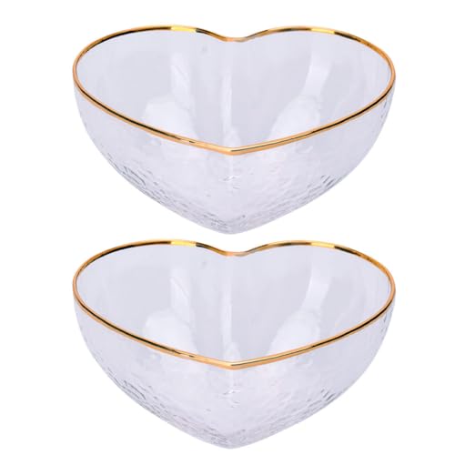 Ciieeo Hausbedarf 2st Dessertschale Kleine Glasschalen Desserttablett Schalen in Herzform Japanische Suppenschüssel Dekorative Schalen Vorspeisengerichte Kornflakesschüssel Salat Ciieeo Hausbedarf 2st Dessertschale Kleine Glasschalen Desserttablett Schalen in Herzform Japanische Suppenschüssel Dekorative Schalen Vorspeisengerichte Kornflakesschüssel Salat von Ciieeo