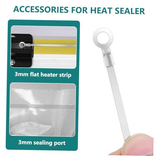 Ciieeo Heizelement Ersatzheizstreifen für Handheißsiegelgerät mit Hochtemperaturbeständigkeit und Stoßschutz Langlebiges Nickel chrom Heizband für Zuverlässige Versiegelung und Ciieeo Heizelement Ersatzheizstreifen für Handheißsiegelgerät mit Hochtemperaturbeständigkeit und Stoßschutz Langlebiges Nickel chrom Heizband für Zuverlässige Versiegelung und von Ciieeo