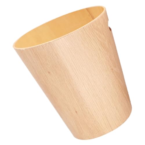 Ciieeo Holz Desktop Mülleimer Japanischer Stil Kleiner Schreibtisch Abfalleimer Multifunktional für Büro Wohnzimmer Badezimmer von Ciieeo