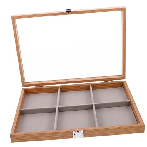 Ciieeo Holz Schmuckbox mit Fächern Stilvolle Aufbewahrung für Armbänder Ringe Ohrringe und Ketten Vintage Design für Schmuckorganisation und Stilvolle Präsentation Ciieeo Holz Schmuckbox mit Fächern Stilvolle Aufbewahrung für Armbänder Ringe Ohrringe und Ketten Vintage Design für Schmuckorganisation und Stilvolle Präsentation von Ciieeo
