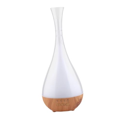Ciieeo Holzmaserung Aroma Diffuser mit Ätherische Ölvernebler und Home Humidifier für Schlafzimmer Kinderzimmer Tragbarer Luftbefeuchter zur Entspannung und Stimmungsaufhellung von Ciieeo