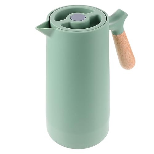 Ciieeo Isolierkanne für Zuhause Wasserkocher mit Glasbehälter Abnehmbarer Holzgriff Große Kapazität für Wasser Tee Kaffee Grün Ciieeo Isolierkanne für Zuhause Wasserkocher mit Glasbehälter Abnehmbarer Holzgriff Große Kapazität für Wasser Tee Kaffee Grün von Ciieeo