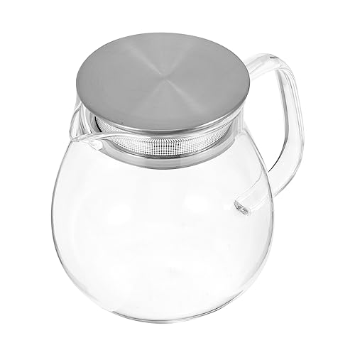 Ciieeo Kaffeekanne mit Edelstahldeckel, manueller Espressokocher für den Haushalt, Teekanne mit eingebautem Filter, leicht zu reinigen und Kaffeeserver für das Brauen zu Hause von Ciieeo