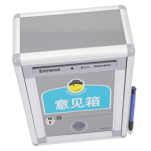 Ciieeo Wandmontage Vorschlagskasten Mit Schloss Aus Aluminiumlegierung Öffentlicher Beschwerdekasten Wahlbox Briefkasten Briefbehälter Für Klassenzimmer Und Öffentliche Räume Ciieeo Wandmontage Vorschlagskasten Mit Schloss Aus Aluminiumlegierung Öffentlicher Beschwerdekasten Wahlbox Briefkasten Briefbehälter Für Klassenzimmer Und Öffentliche Räume von Ciieeo
