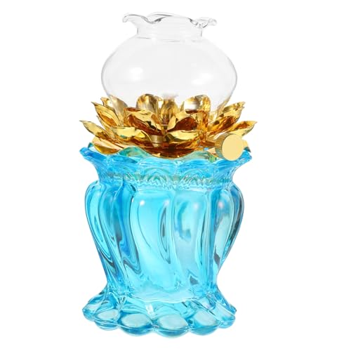 Ciieeo Kerzenleuchter Aus Glas Mit Lotusblumen-Design Petroleumlampe Für Innen Und Außenbereich Öllampe Mit Flammendem Regler Retro Und Dekorativ Für Camping Und Partys Ciieeo Kerzenleuchter Aus Glas Mit Lotusblumen-Design Petroleumlampe Für Innen Und Außenbereich Öllampe Mit Flammendem Regler Retro Und Dekorativ Für Camping Und Partys von Ciieeo