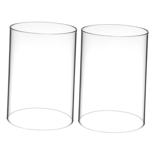 Ciieeo Kerzenständer Aus Glas 2er Set Kerzenhalter Glaszylinder für Kerzen Dekolichtstück Glasschirme Ciieeo Kerzenständer Aus Glas 2er Set Kerzenhalter Glaszylinder für Kerzen Dekolichtstück Glasschirme von Ciieeo