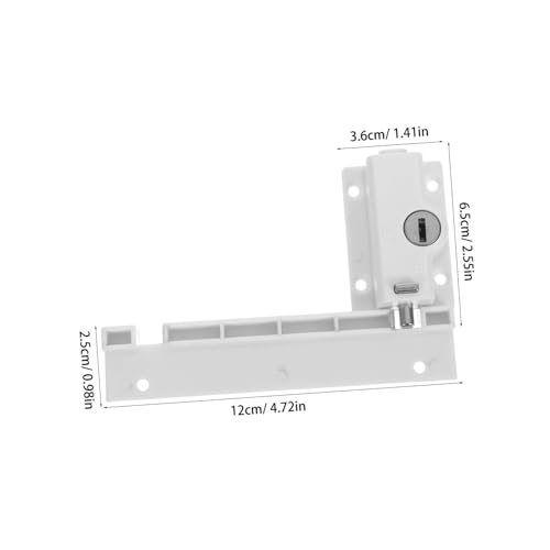 Ciieeo Kindersicheres Fensterschloss Weiß Schiebetür-sicherheitsstopper für Balkon Terrassentüren Einfache Montage Robuste Sicherung Vielseitige Anwendung für Fenster und Türen Ciieeo Kindersicheres Fensterschloss Weiß Schiebetür-sicherheitsstopper für Balkon Terrassentüren Einfache Montage Robuste Sicherung Vielseitige Anwendung für Fenster und Türen von Ciieeo