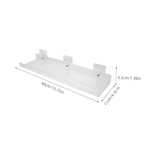 Ciieeo Klare Selbstklebende Wandregale Bohren Schmale Eckablage für Badezimmer Effizientes Aufbewahrungsregal mit Innovativem Spalt Design Platzsparend für Kleine Utensilien Einfache Ciieeo Klare Selbstklebende Wandregale Bohren Schmale Eckablage für Badezimmer Effizientes Aufbewahrungsregal mit Innovativem Spalt Design Platzsparend für Kleine Utensilien Einfache von Ciieeo