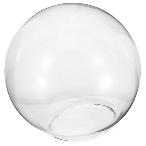 Ciieeo Klarglas-Lampenschirm Als Ersatz Für Leuchte Vintage-Pendelleuchte Kugel Für Wandleuchter Kronleuchter Pendelleuchte Durchmesser 150 Mm Loch 70 Mm von Ciieeo