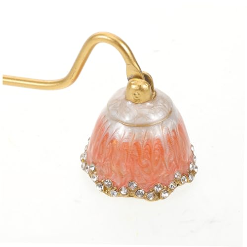 Ciieeo Klassische Kerzenlöscher Docht Snuffer für Feuerlöscher Langgriff Kerzenstopper Für Kerzenliebhaber anwesend Kerzenlöscher mit Zeitschaltuhr Flammenlöscher Emaille Rosa von Ciieeo