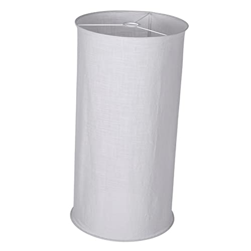Ciieeo Klassischer Lampenschirm aus Stoff für Tisch und Kronleuchter Grauer Lampenschirm Minimalistisches Design für Schlafzimmer und Wohnzimmer Dekorativ und Schützend von Ciieeo