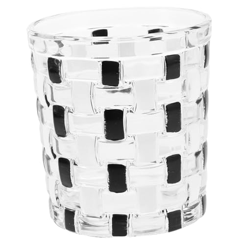 Ciieeo Klassischer Zahnputzbecher mit Schwarz weißem Karomuster Vielseitiger Tragbarer Mundspülbecher und Zahnbürstenhalter Kompakt für Bad und Reise Elegantes Design für Familie und Ciieeo Klassischer Zahnputzbecher mit Schwarz weißem Karomuster Vielseitiger Tragbarer Mundspülbecher und Zahnbürstenhalter Kompakt für Bad und Reise Elegantes Design für Familie und von Ciieeo