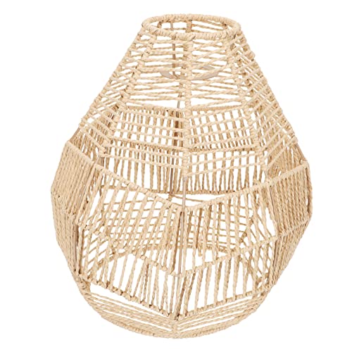 Ciieeo Klein Lampenschirm Simuliertes Rattan Geflochtener Lampenschirm Deckenlampe für Wohnzimmer und Restaurant Gelb Hochwertige Verarbeitung Dekorative Lichtabdeckung Stilvolle Ciieeo Klein Lampenschirm Simuliertes Rattan Geflochtener Lampenschirm Deckenlampe für Wohnzimmer und Restaurant Gelb Hochwertige Verarbeitung Dekorative Lichtabdeckung Stilvolle von Ciieeo