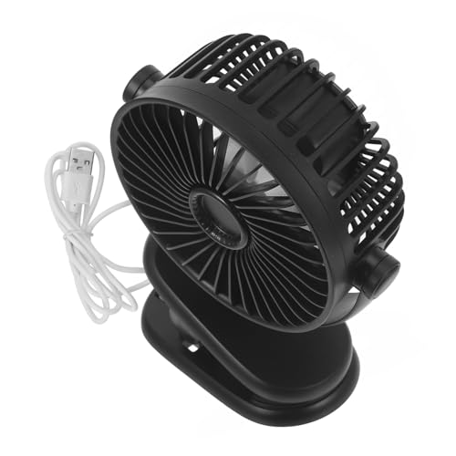 Ciieeo Klein USB mit Clip Tragbarer Leiser Tischventilator für Sommer Oszillierend für Büro Schlafzimmer und Reisen USB Aufladung Leichtes Design Schwarz Ciieeo Klein USB mit Clip Tragbarer Leiser Tischventilator für Sommer Oszillierend für Büro Schlafzimmer und Reisen USB Aufladung Leichtes Design Schwarz von Ciieeo