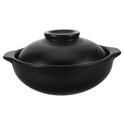Ciieeo Kochen im Tontopf: Terrakotta-Auflaufform mit Deckel – Reistopf aus Steingut – Koreanische Steinschale – Geeignet für Küche oder Restaurant – 600 ml Ciieeo Kochen im Tontopf: Terrakotta-Auflaufform mit Deckel – Reistopf aus Steingut – Koreanische Steinschale – Geeignet für Küche oder Restaurant – 600 ml von Ciieeo