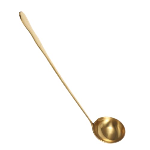 Ciieeo Kochlöffel Aus Edelstahl Küchenkelle 269 Cm Strapazierfähig Hitzebeständig Ergonomischer Griff Für Köche Zum Servieren Von Suppen Heißen Töpfen Und Eintöpfen von Ciieeo